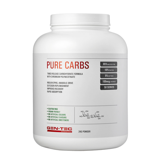 Pure Carbs 2kg - Natural Time Release Formula (VEGAN)